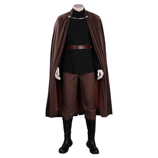 Movie Count Dooku Brown Set Cosplay Costume Outfits Halloween Carnival Suit