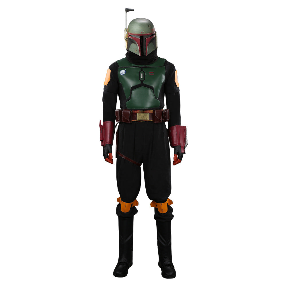 TV Series The Book Of Boba Fett Boba Fett Green Set Cosplay Costume Outfits Halloween Carnival Suit