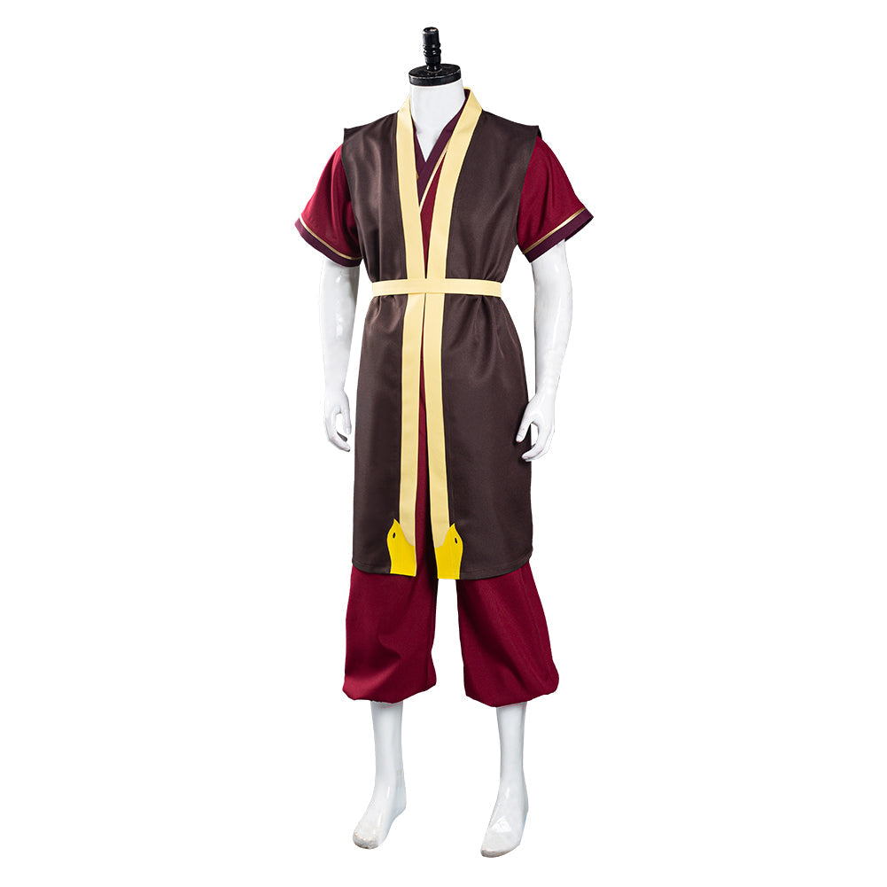 Anime Avatar: The Last Airbender Pants Vest Outfit Zuko Halloween Carnival Suit Cosplay Costume