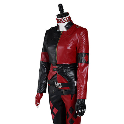 Film The Suicide Squad (2021) Weste Hose Outfit Harley Quinn Halloween Karneval Anzug Cosplay Kostüm