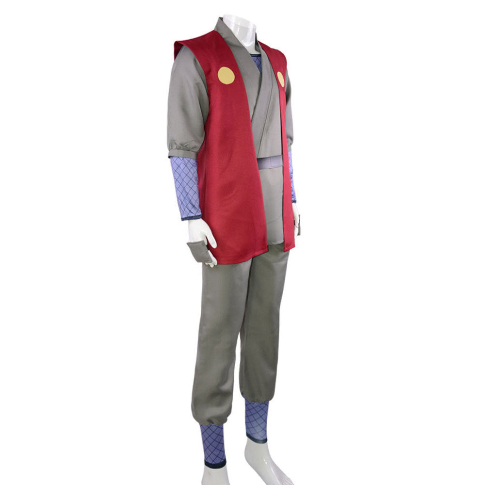 Anime Naruto Jiraiya Cosplay Suit for Halloween Party