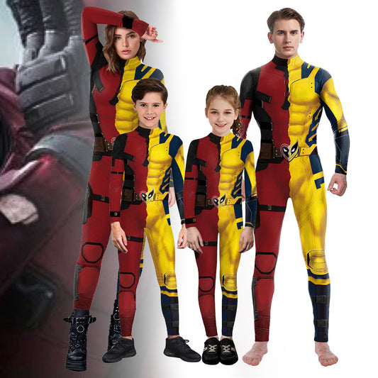 Movie New Wolverine Halloween  Cosplay Jumpsuit Stage Performance Tight Suit