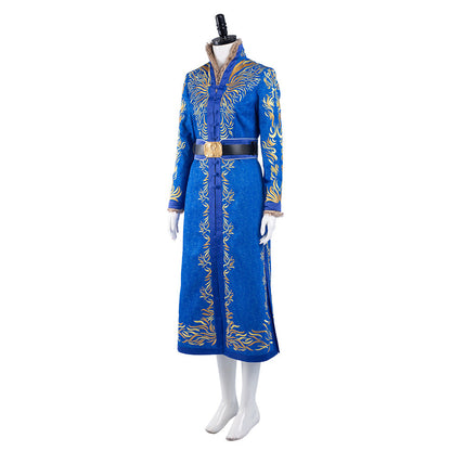 TV Series Shadow and Bone Alina Starkov Cosplay Costume Blue Coat Outfits Halloween Carnival Suit