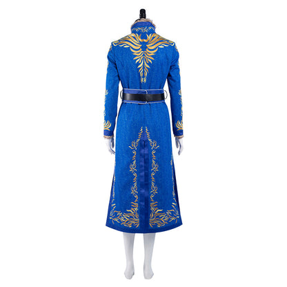 TV Series Shadow and Bone Alina Starkov Cosplay Costume Blue Coat Outfits Halloween Carnival Suit