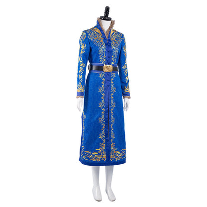 TV Series Shadow and Bone Alina Starkov Cosplay Costume Blue Coat Outfits Halloween Carnival Suit