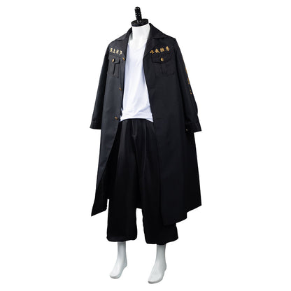 Anime Manjirou Sano Black Set Cosplay Costume Outfits Halloween Carnival Suit