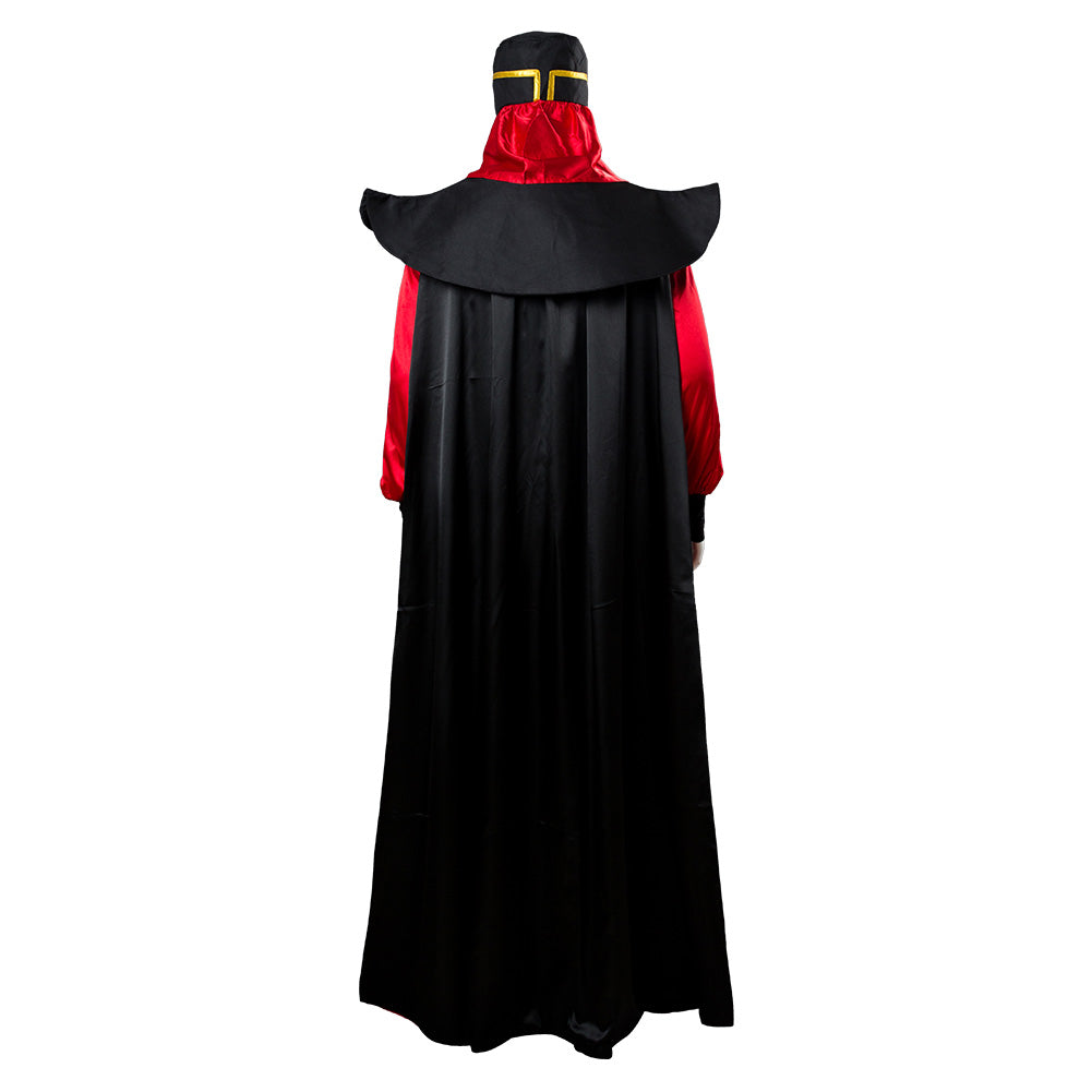 Movie Aladdin Jafar Villain Cosplay Costume Halloween Carnival Suit