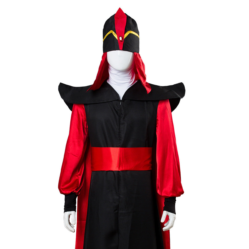 Movie Aladdin Jafar Villain Cosplay Costume Halloween Carnival Suit