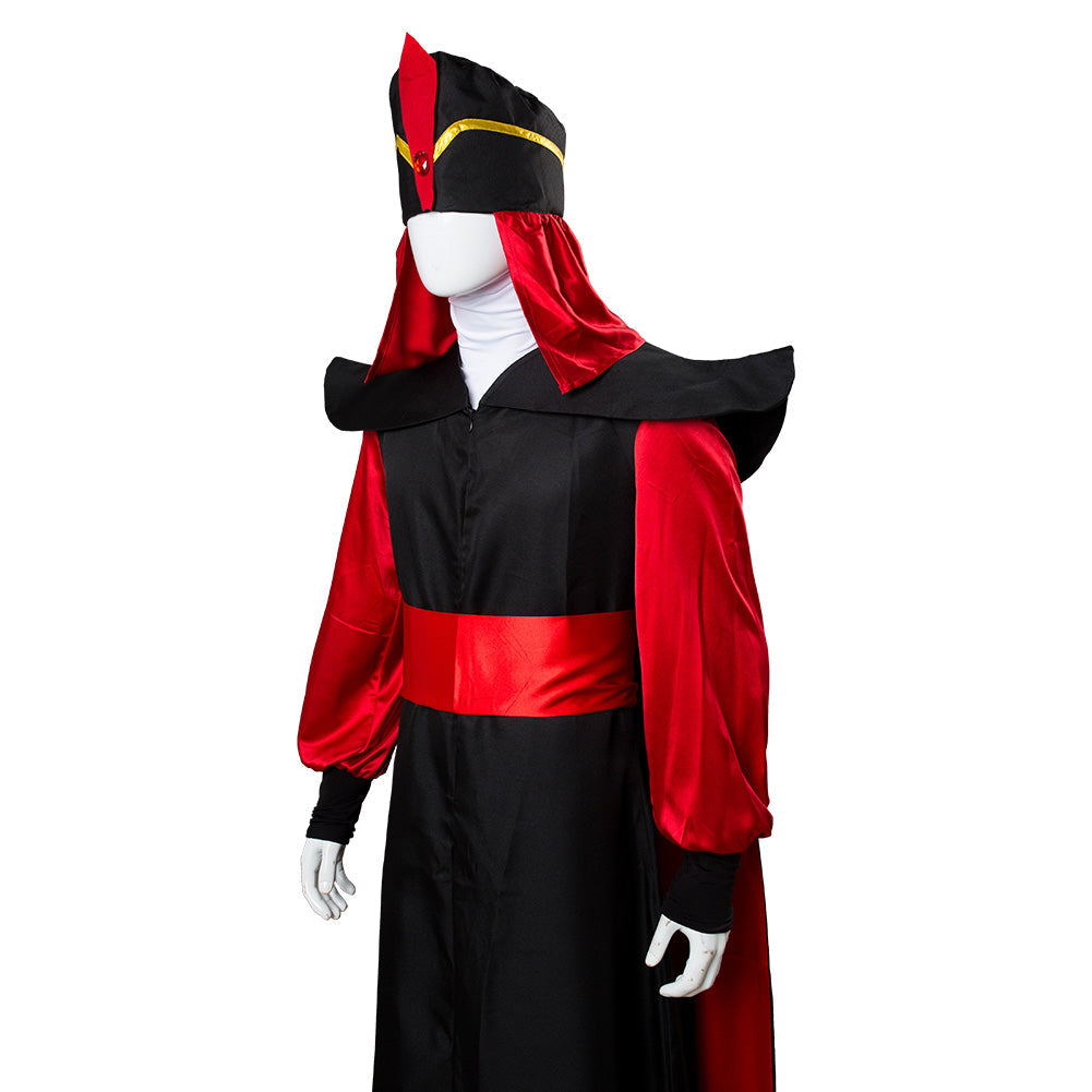 Movie Aladdin Jafar Villain Cosplay Costume Halloween Carnival Suit