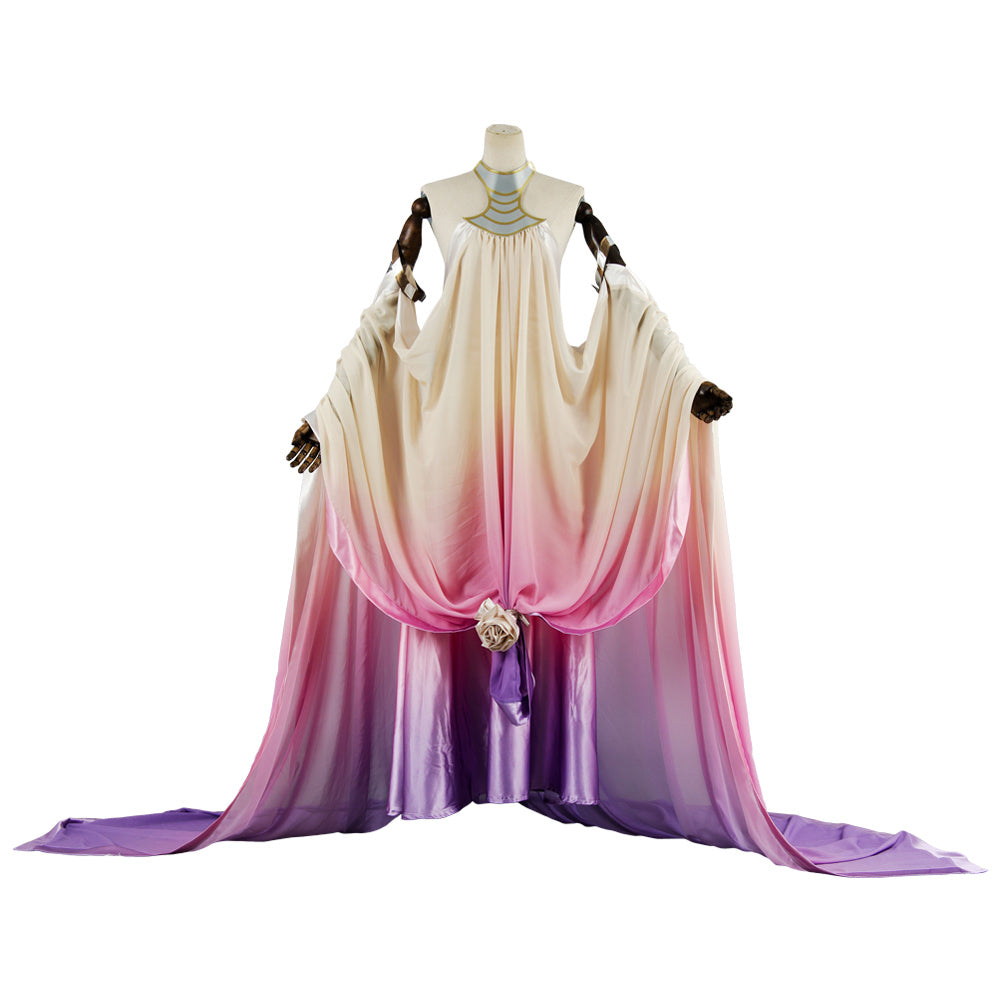 Movie Star Wars Padme Amidala Naberrie Lake Dress Cosplay Costume Halloween Carnival Suit