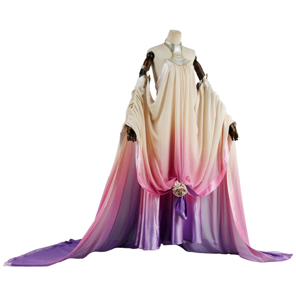 Movie Star Wars Padme Amidala Naberrie Lake Dress Cosplay Costume Halloween Carnival Suit