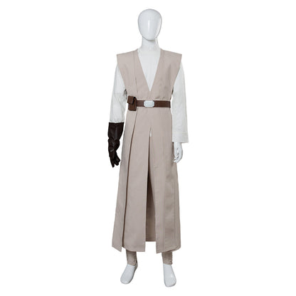 Movie The Last Jedi Luke Skywalker Outfit Cosplay Costume Halloween Suit