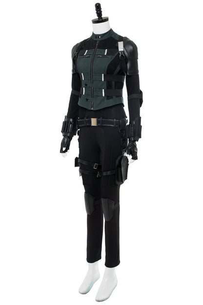 Movie Avengers 3 :Infinity War Black Widow Natasha Romanoff Outfit Cosplay Costume whole set