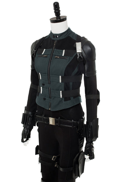 Movie Avengers 3 :Infinity War Black Widow Natasha Romanoff Outfit Cosplay Costume whole set