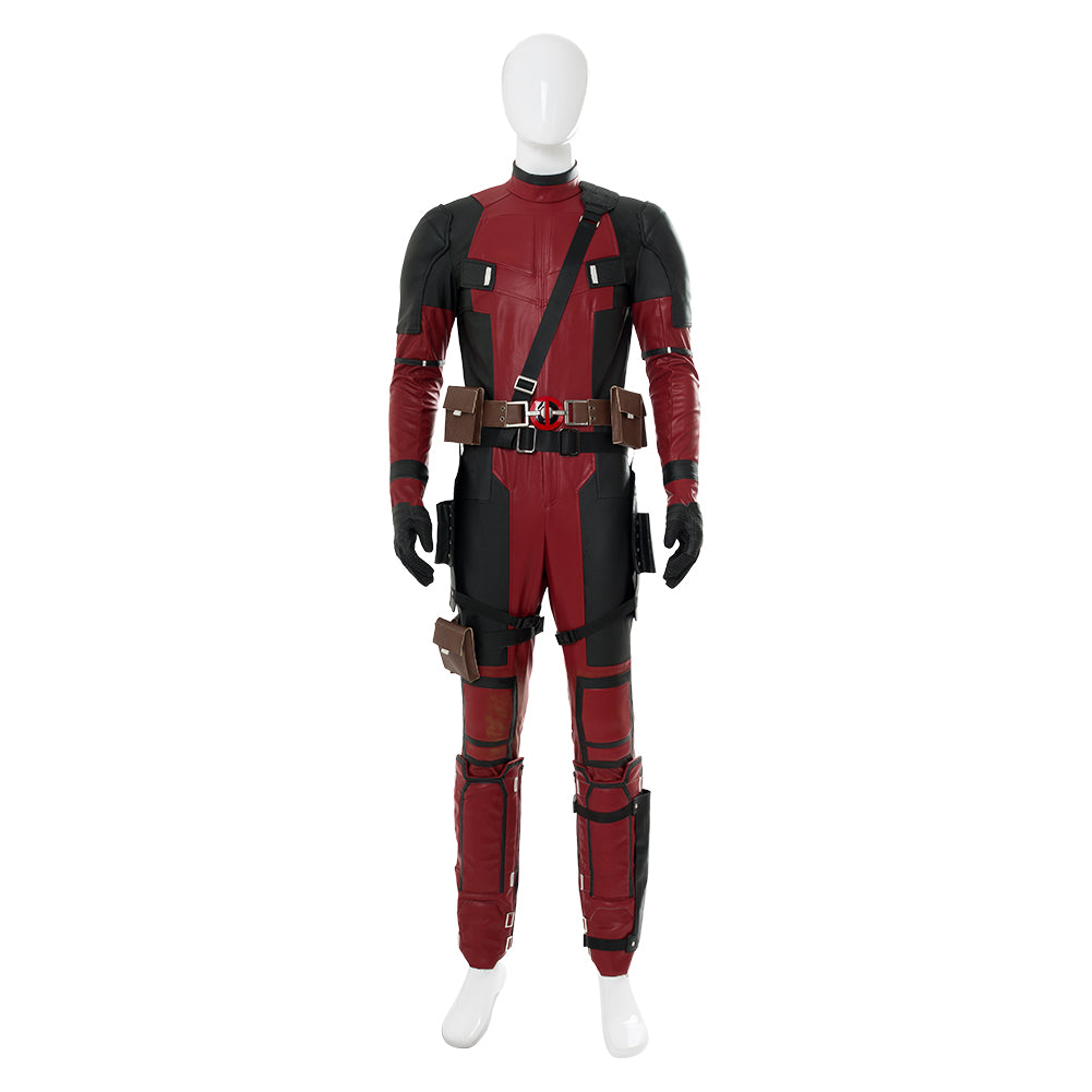 Movie Deadpool 2 Deadpool Suit Oufit Halloween Costume For Males Females Halloween