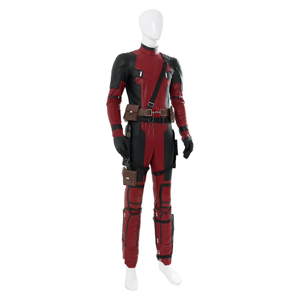 Movie Deadpool 2 Deadpool Suit Oufit Halloween Costume For Males Females Halloween