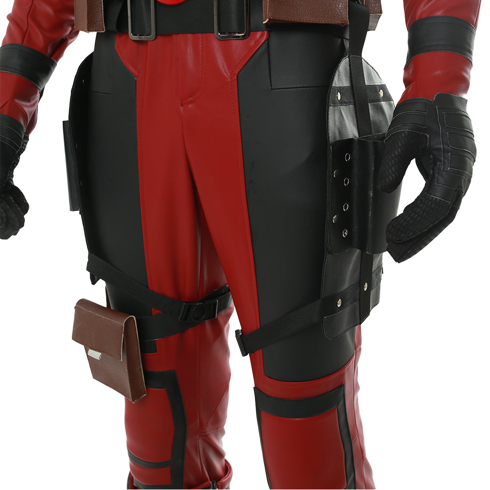 Movie Deadpool 2 Deadpool Suit Oufit Halloween Costume For Males Females Halloween