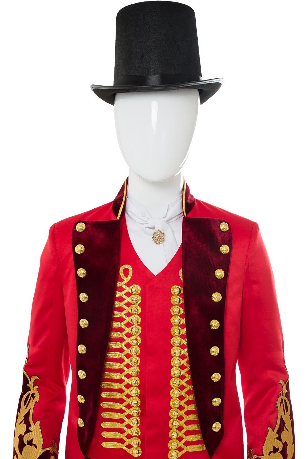 The Greatest Showman P.T. Barnum Red Suit Cosplay Costume Halloween Carnival Suit