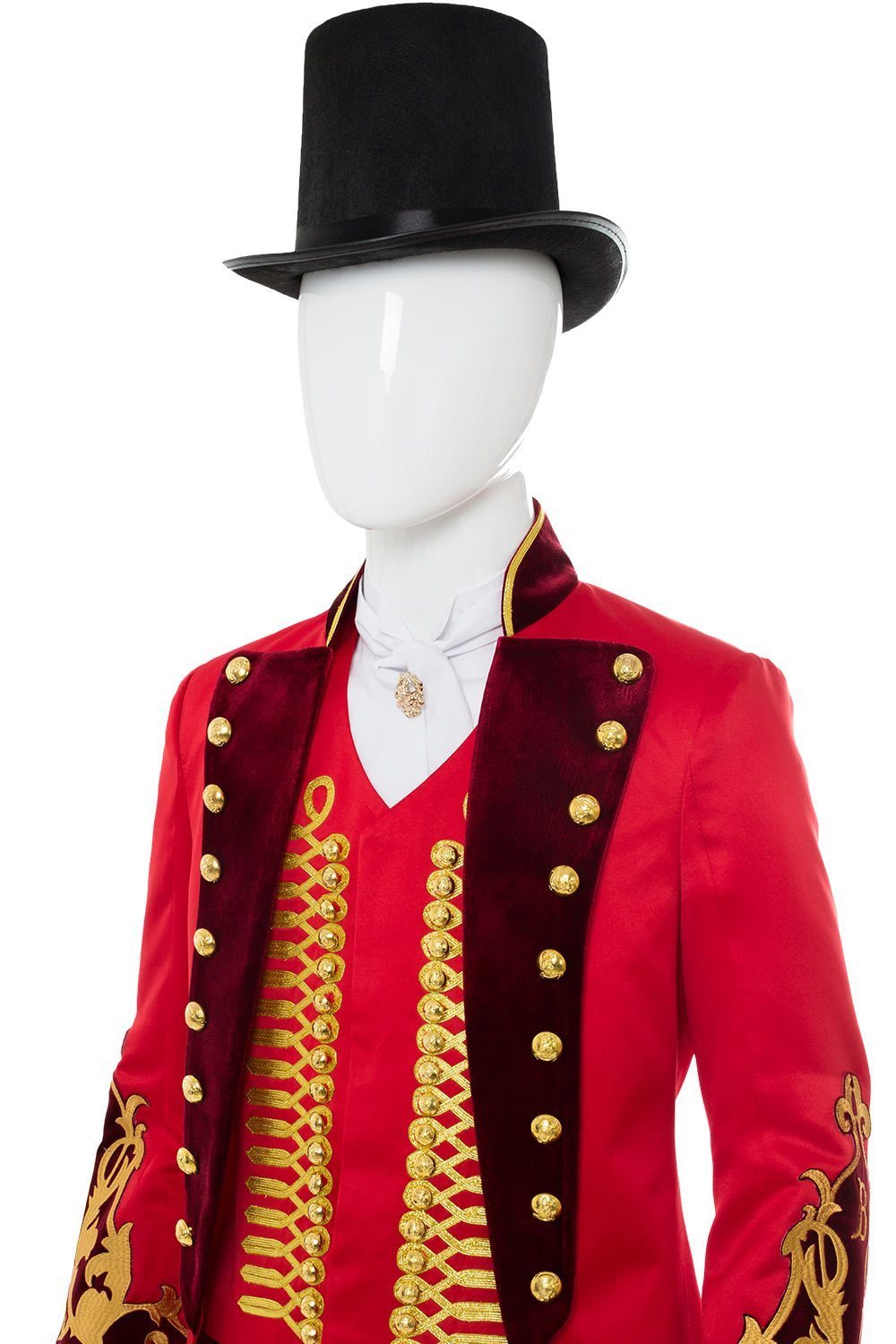 The Greatest Showman P.T. Barnum Red Suit Cosplay Costume Halloween Carnival Suit