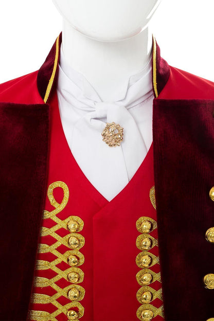 The Greatest Showman P.T. Barnum Red Suit Cosplay Costume Halloween Carnival Suit