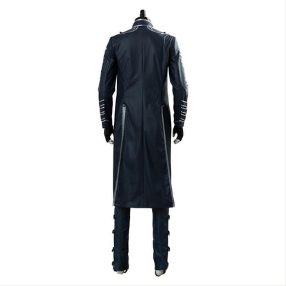 Game Devil May Cry V Vergil Aged Outfit Cosplay Costume Halloween Carnival Suit