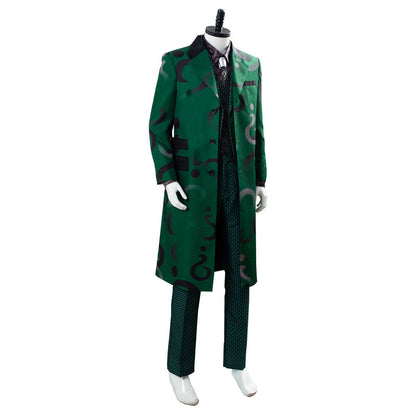 TV Series Gotham Season 5 The Riddler Cosplay Edward Nygma Green Outfit Cosplay Costume