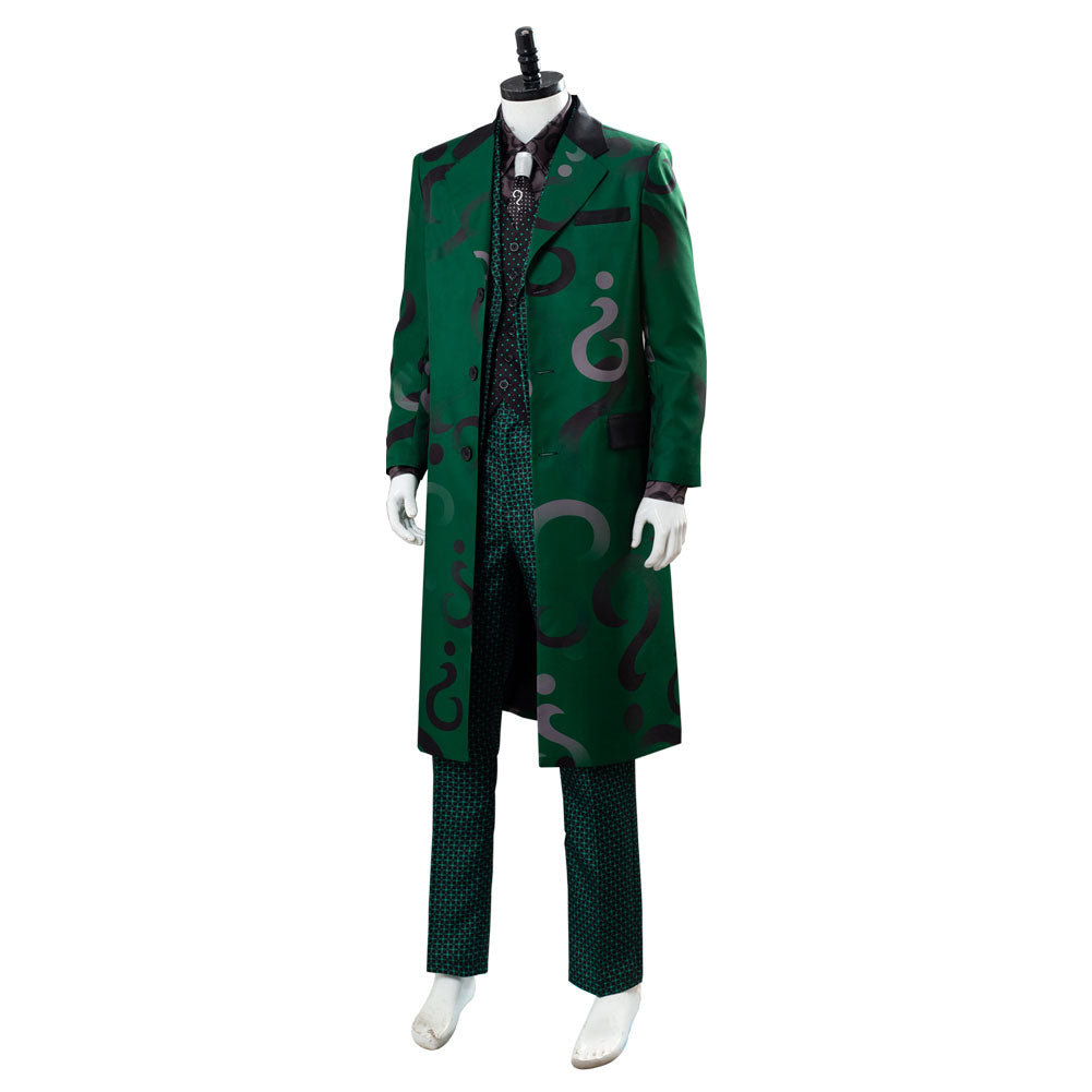 TV Series Gotham Season 5 The Riddler Cosplay Edward Nygma Green Outfit Cosplay Costume