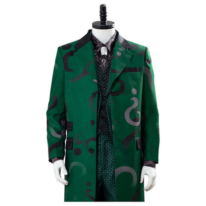 TV Series Gotham Season 5 The Riddler Cosplay Edward Nygma Green Outfit Cosplay Costume