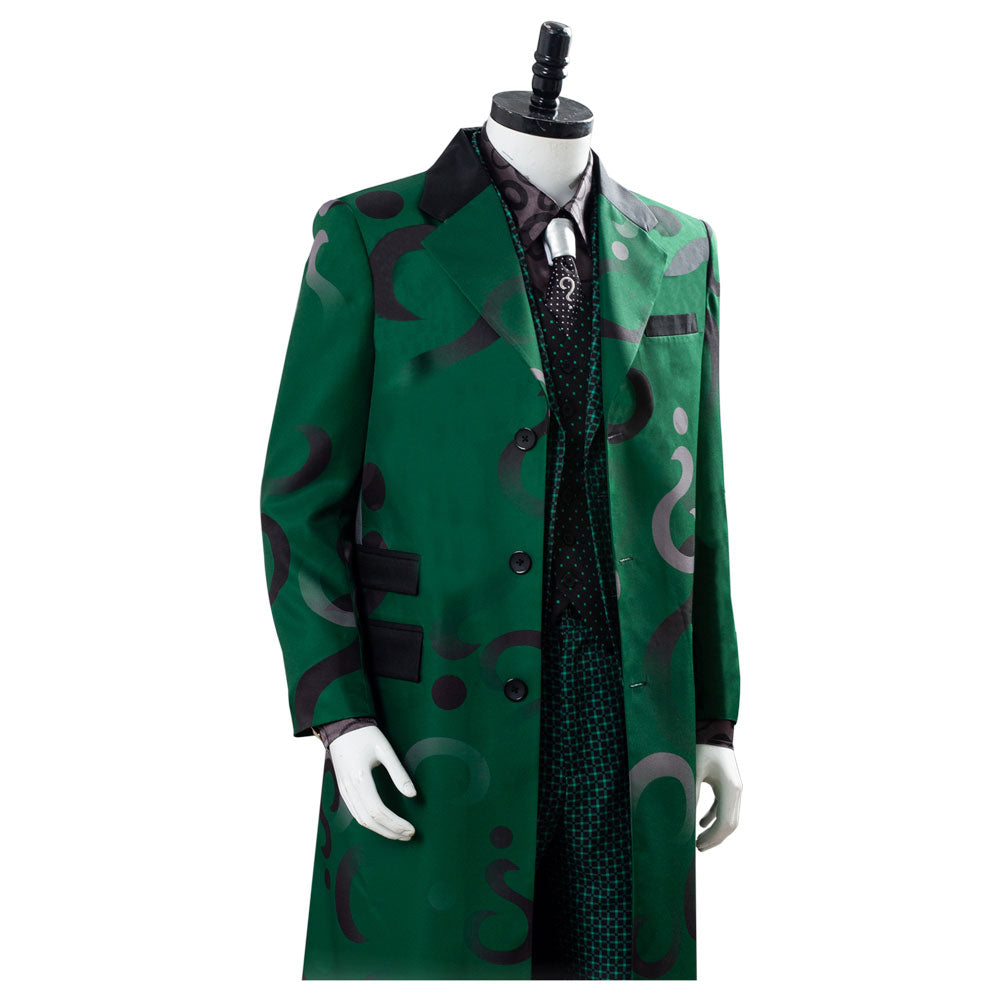 TV Series Gotham Season 5 The Riddler Cosplay Edward Nygma Green Outfit Cosplay Costume