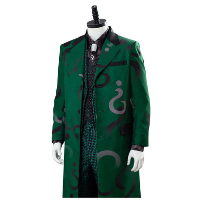 TV Series Gotham Season 5 The Riddler Cosplay Edward Nygma Green Outfit Cosplay Costume