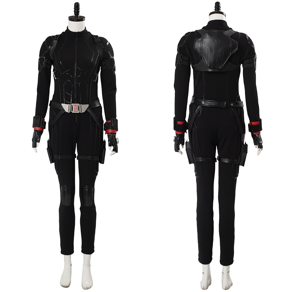 Movie Avengers 4 : Endgame Black Widow Natasha Romanoff Outfit Cosplay Costume Halloween Carnival Suit