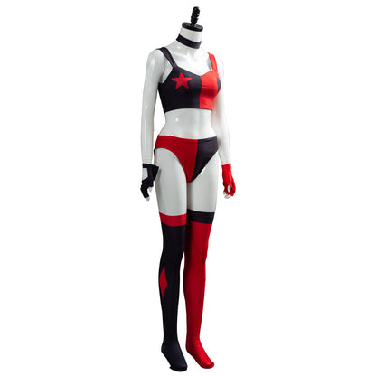 Anime Harley Quinn Harley Quinn Suit Cosplay Costume Halloween Carnival Suit