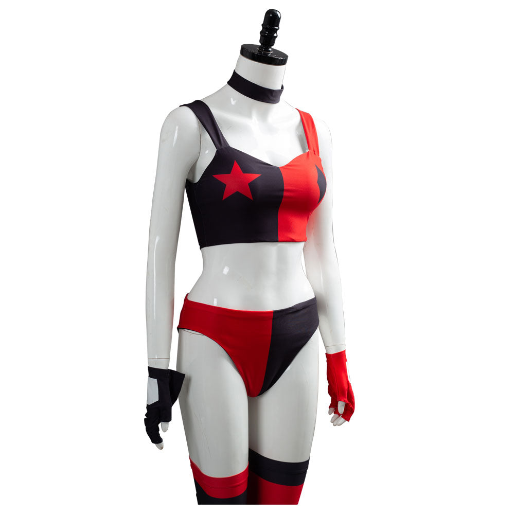 Anime Harley Quinn Harley Quinn Suit Cosplay Costume Halloween Carnival Suit