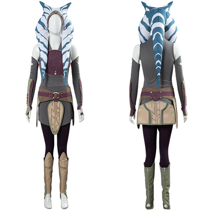 TV Series Ahsoka 2023 Ahsoka Tano Women Dress Outfit Halloween Carnival Costume Cosplay Costume