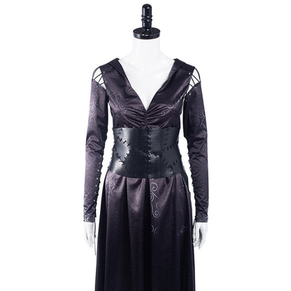 Movie Harry Potter Bellatrix Lestrange Cosplay Costume Halloween Carnival Suit