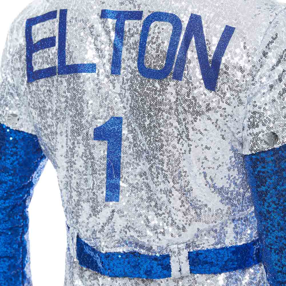 Movie Rocketman Elton John Dodgers Baseball Uniform Cosplay Costume Halloween Carnival Suit