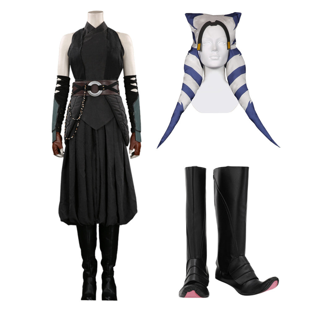 TV Die Mando Ahsoka Tano Outfits Cosplay Kostüm Halloween Karneval Anzug