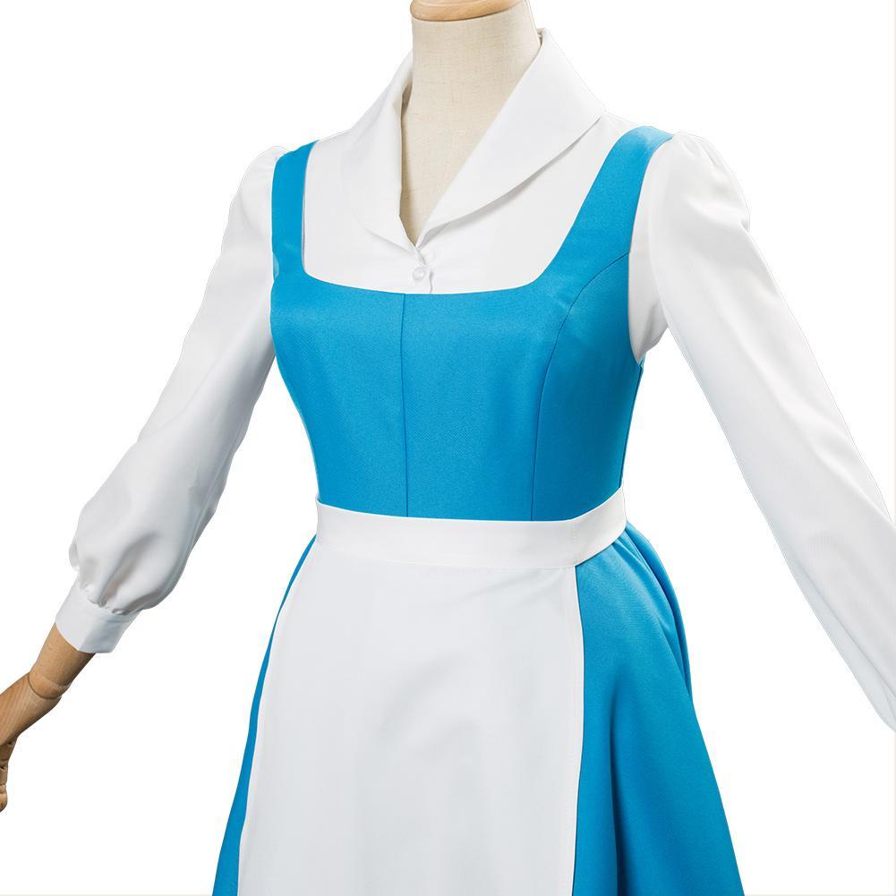 Movie Beauty and the Beast Princess Belle Cosplay Costume