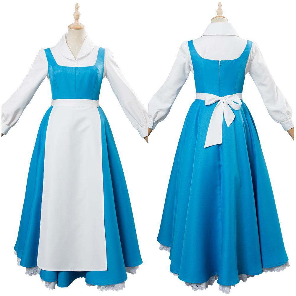 Movie Beauty and the Beast Princess Belle Cosplay Costume