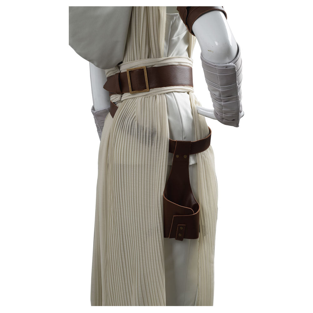 Movie Star Wars The Rise of Skywalker Rey Cosplay Costume Outfit Dress Halloween Carnival Suit