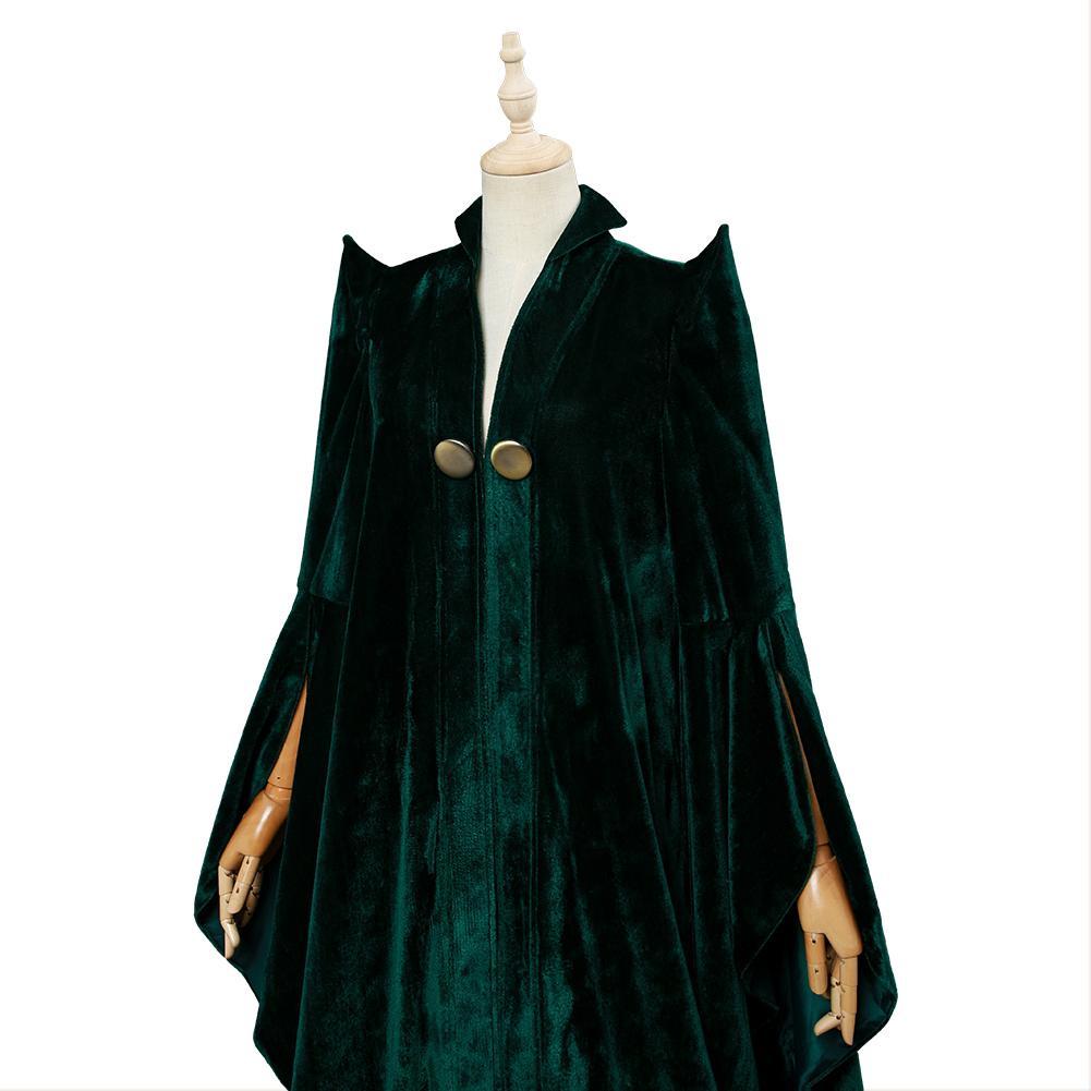 Movie Harry Potter Minerva McGonagall Cosplay Costume Halloween Suit