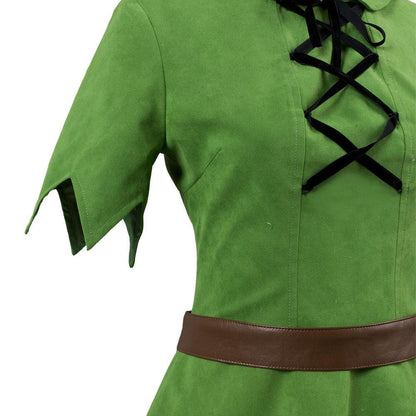 Movie Peter Pan Female Cosplay Costume Halloween Carnival Suit