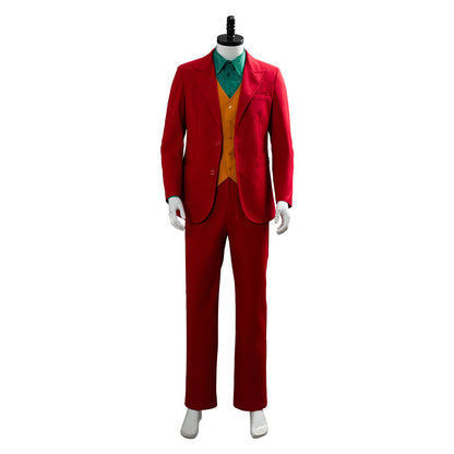 Movie Joker Origin Romeo 2019 Film DC Movie Joaquin Phoenix Arthur Fleck Cosplay Costume Outfit Suit Uniform