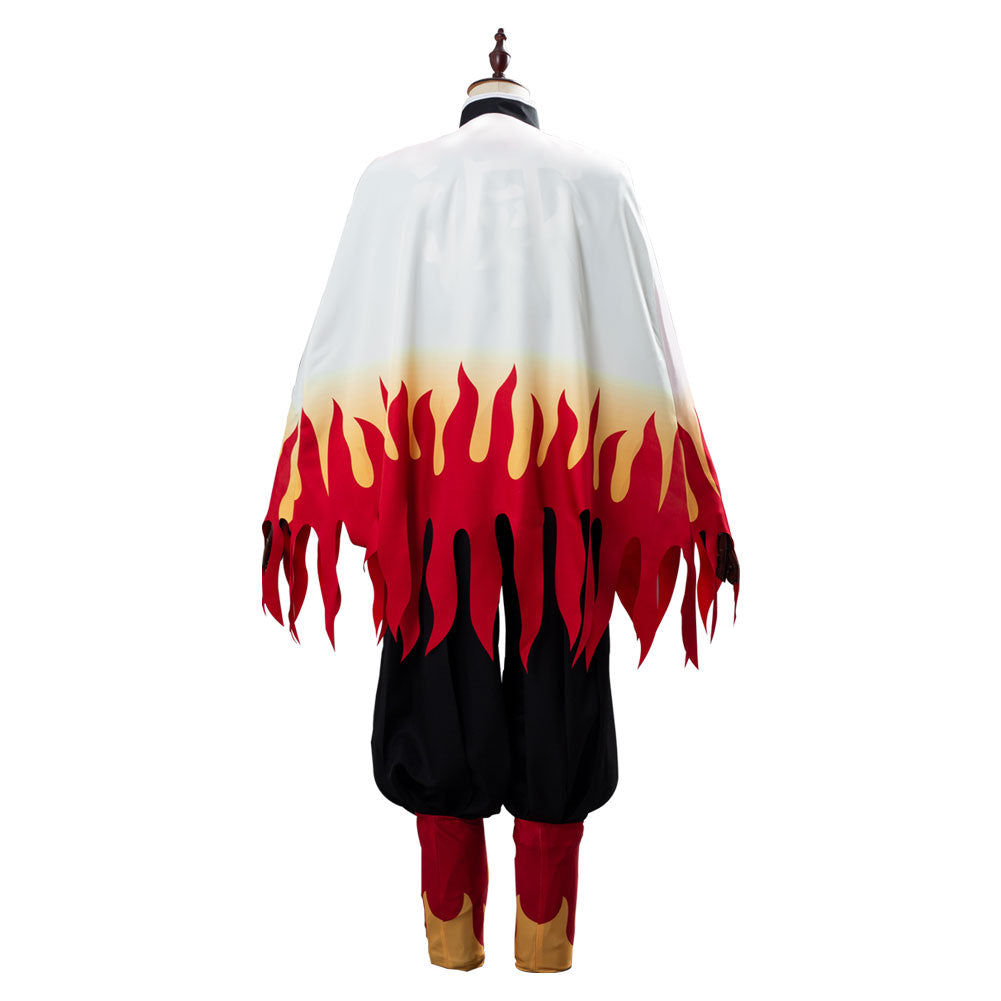 Anime  Demon Slayer Kyoujuro Outfit Cosplay Costume Hallowenn Suit