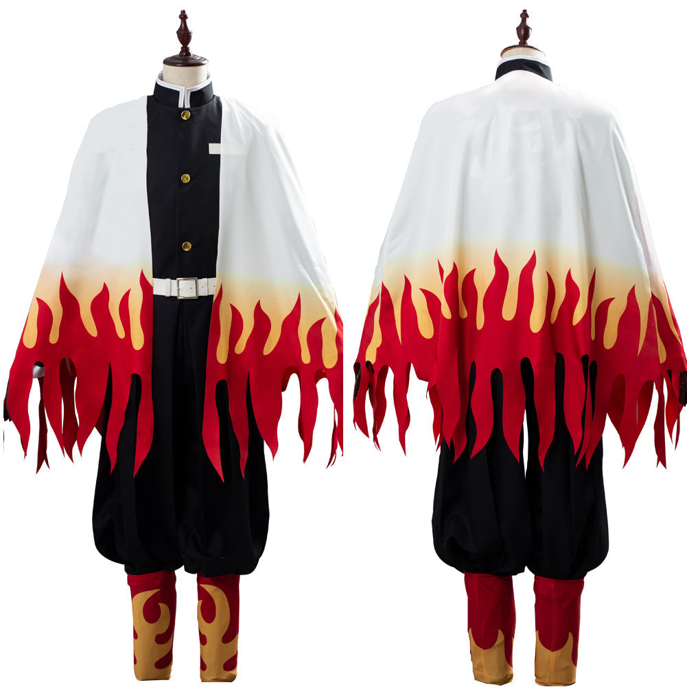 Anime  Demon Slayer Kyoujuro Outfit Cosplay Costume Hallowenn Suit