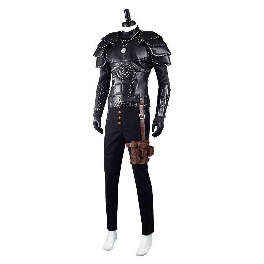 TV Series The Witcher Geralt of Rivia Cosplay Costume Outfits Halloween Carnival Suit