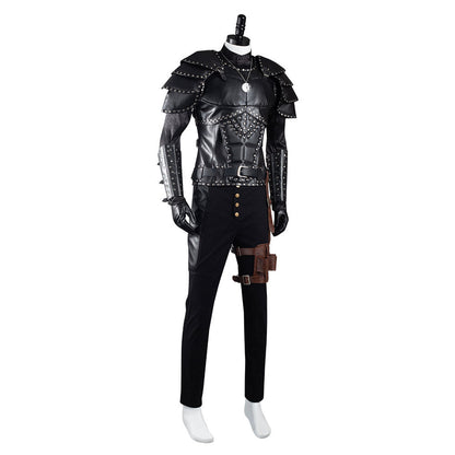 TV Series The Witcher Geralt of Rivia Cosplay Costume Outfits Halloween Carnival Suit