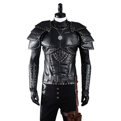 TV Series The Witcher Geralt of Rivia Cosplay Costume Outfits Halloween Carnival Suit