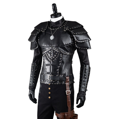 TV Series The Witcher Geralt of Rivia Cosplay Costume Outfits Halloween Carnival Suit