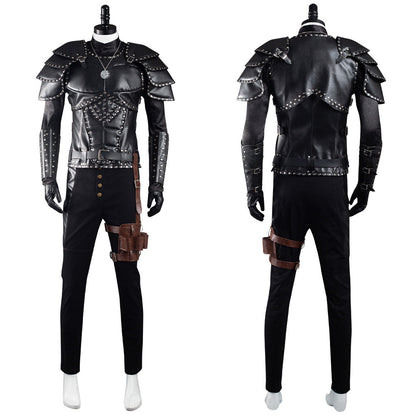 TV Series The Witcher Geralt of Rivia Cosplay Costume Outfits Halloween Carnival Suit